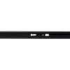 GLOBOSTAR® EUROTRACK-1PH 60984-3M Μονοφασική Ράγα 2 Καλωδίων 1L+1N για Σύστημα Ράγας Eurotrack 1PH AC 220-240V IP20 - Μαύρο Ματ - Μ300 x Π3.6 x Υ2cm