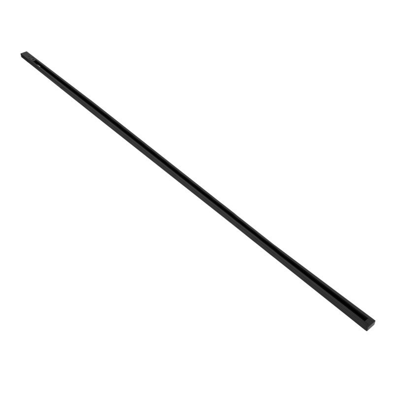 GLOBOSTAR® EUROTRACK-1PH 60984-3M Μονοφασική Ράγα 2 Καλωδίων 1L+1N για Σύστημα Ράγας Eurotrack 1PH AC 220-240V IP20 - Μαύρο Ματ - Μ300 x Π3.6 x Υ2cm