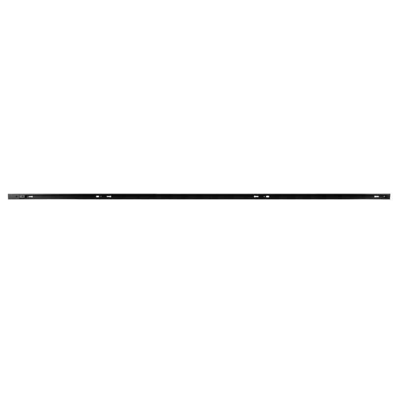 GLOBOSTAR® EUROTRACK-1PH 60984-3M Μονοφασική Ράγα 2 Καλωδίων 1L+1N για Σύστημα Ράγας Eurotrack 1PH AC 220-240V IP20 - Μαύρο Ματ - Μ300 x Π3.6 x Υ2cm