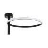 GLOBOSTAR® VERONA 61220 Μοντέρνο Φωτιστικό Οροφής LED 24W 2688lm 360° AC 220-240V IP20 Ρυθμιζόμενο Λευκό CCT με On/Off 2700K/4500K/6000K - Lumileds SMD Chip - Μαύρο Ματ - Μ40 x Π40 x Υ23cm - 3 Χρόνια Εγγύηση