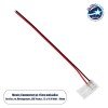 GLOBOSTAR® STRIPCON 70729 Ταχυσύνδεσμος για Μονόχρωμη Ταινία LED 10mm σε 2 Καλώδια IP20 - Λευκό - Μ16 x Π1.5 x Υ0.3cm