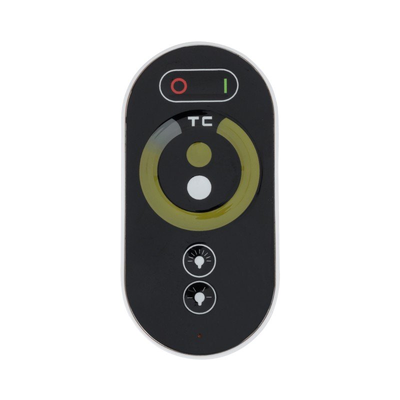 GLOBOSTAR® CCTCONTROLLER 73351 Σετ Dimmer / Controller με RF Ασύρματο Χειριστήριο με 2 x 6A 144W Κανάλια DC 12-24V 12A 288W Max IP20 - RF2.4Ghz SYNC - Μ8.3 x Π8.3 x Υ3.2cm - 2 Χρόνια Εγγύηση