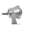 GLOBOSTAR® TREECOBINI 75591 Φωτιστικό Σποτ για Φυτά - Δέντρα LED 10W 900lm 35° DC 12V Αδιάβροχο IP65 Θερμό Λευκό 2700K Dimmable - Bridgelux COB Chip - Νίκελ Βούρτσας - Μ7 x 10.5 x Υ8.5cm - 2 Χρόνια Εγγύηση