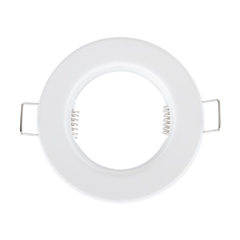 GLOBOSTAR® ORO 77807 Χωνευτή Βάση για Σποτ MR16 με Ντουί GU10/GU5.3 IP20 - Λευκό - Μ8.3 x Π8.3 x Υ3.1cm / Q6cm