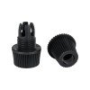 GLOBOSTAR® GLAND 77564 Στυπιοθλίπτης/Στήριγμα Καλωδίου - Μαύρο -  Μ1.6 x Π1.6 x Υ2.3cm