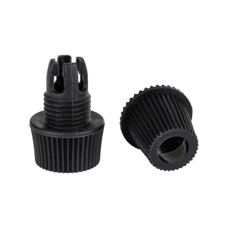 GLOBOSTAR® GLAND 77564 Στυπιοθλίπτης/Στήριγμα Καλωδίου - Μαύρο -  Μ1.6 x Π1.6 x Υ2.3cm