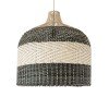 GLOBOSTAR® BARBADOS 01945 Boho Κρεμαστό Φωτιστικό Οροφής με Ντουί 1 x E27 AC 220-240V IP20 - Μπεζ & Λαδί - Μ60 x Π60 x Υ60cm