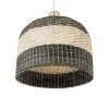 GLOBOSTAR® BARBADOS 01945 Boho Κρεμαστό Φωτιστικό Οροφής με Ντουί 1 x E27 AC 220-240V IP20 - Μπεζ & Λαδί - Μ60 x Π60 x Υ60cm