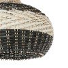 GLOBOSTAR® BARBADOS 01946 Boho Κρεμαστό Φωτιστικό Οροφής με Ντουί 1 x E27 AC 220-240V IP20 - Μπεζ & Λαδί - Μ40 x Π40 x Υ34cm
