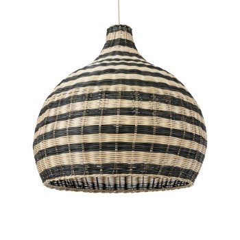 GLOBOSTAR® JAMAICA 01955 Boho Κρεμαστό Φωτιστικό Οροφής με Ντουί 1 x E27 AC 220-240V IP20 - Μπεζ & Λαδί - Μ60 x Π60 x Υ60cm
