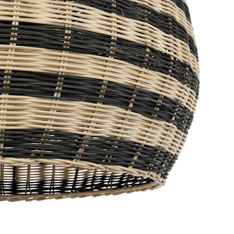 GLOBOSTAR® JAMAICA 01955 Boho Κρεμαστό Φωτιστικό Οροφής με Ντουί 1 x E27 AC 220-240V IP20 - Μπεζ & Λαδί - Μ60 x Π60 x Υ60cm