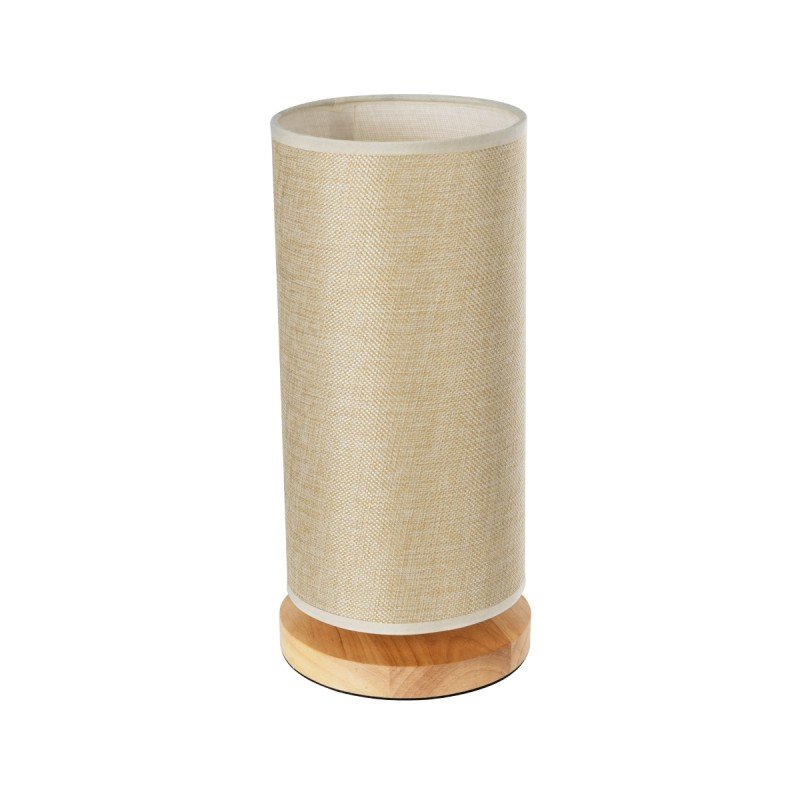 GLOBOSTAR® VALVERDE 02040 Boho Επιτραπέζιο Φωτιστικό Πορτατίφ με Ντουί 1 x E27 AC 220-240V IP20 - Μπεζ & Καφέ - Μ15 x Π15 x Υ30cm GLOBOSTAR® VALVERDE 02040 Boho Επιτραπέζιο Φωτιστικό Πορτατίφ με Ντουί 1 x E27 AC 220-240V IP20 - Μπεζ & Καφέ - Μ15 x Π15 x Υ30cm
