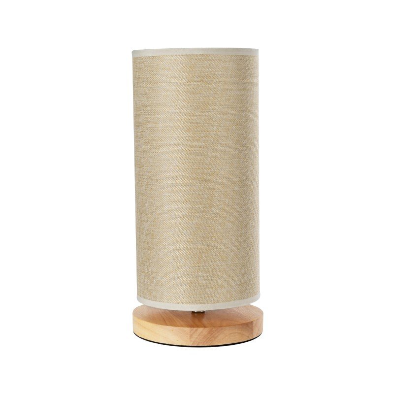 GLOBOSTAR® VALVERDE 02040 Boho Επιτραπέζιο Φωτιστικό Πορτατίφ με Ντουί 1 x E27 AC 220-240V IP20 - Μπεζ & Καφέ - Μ15 x Π15 x Υ30cm GLOBOSTAR® VALVERDE 02040 Boho Επιτραπέζιο Φωτιστικό Πορτατίφ με Ντουί 1 x E27 AC 220-240V IP20 - Μπεζ & Καφέ - Μ15 x Π15 x Υ30cm