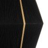 GLOBOSTAR® SALERNO 02078 Boho Κρεμαστό Φωτιστικό Οροφής με Ντουί 1 x E27 AC 220-240V IP20 - Μαύρο & Μπεζ - Μ50 x Π50 x Υ80cm