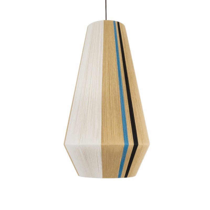 GLOBOSTAR® SALERNO 02079 Boho Κρεμαστό Φωτιστικό Οροφής με Ντουί 1 x E27 AC 220-240V IP20 - Πολύχρωμο - Μ50 x Π50 x Υ90cm