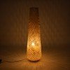 GLOBOSTAR® MAMIZU 02109 Boho Επιδαπέδιο Φωτιστικό με Ντουί 1 x E27 AC 220-240V IP20 - Μπεζ - Μ28 x Π28 x Υ93cm