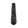 GLOBOSTAR® MAMIZU 02110 Boho Επιδαπέδιο Φωτιστικό με Ντουί 1 x E27 AC 220-240V IP20 - Μαύρο - Μ28 x Π28 x Υ93cm