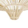 GLOBOSTAR® PALERMO 02152 Boho Κρεμαστό Φωτιστικό Οροφής με Ντουί 1 x E27 AC 220-240V IP20 - Μπεζ - Μ60 x Π60 x Υ36cm