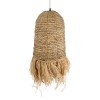 GLOBOSTAR® PORTOFERRAIO 02170 Boho Κρεμαστό Φωτιστικό Οροφής με Ντουί 1 x E27 AC 220-240V IP20 - Μπεζ - Μ30 x Π30 x Υ70cm