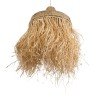 GLOBOSTAR® PORTOFERRAIO 02185 Boho Κρεμαστό Φωτιστικό Οροφής με Ντουί 1 x E27 AC 220-240V IP20 - Μπεζ - Μ50 x Π50 x Υ80cm