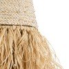 GLOBOSTAR® LETA 02189 Boho Κρεμαστό Φωτιστικό Οροφής με Ντουί 1 x E27 AC 220-240V IP20 - Μπεζ - Μ34 x Π34 x Υ70cm