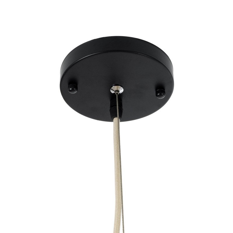 GLOBOSTAR® ADEJE 02211 Boho Κρεμαστό Φωτιστικό Οροφής με Ντουί 1 x E27 AC 220-240V IP20 - Μπεζ - Μ80 x Π80 x Υ55cm