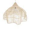 GLOBOSTAR® ADEJE 02211 Boho Κρεμαστό Φωτιστικό Οροφής με Ντουί 1 x E27 AC 220-240V IP20 - Μπεζ - Μ80 x Π80 x Υ55cm