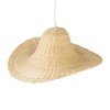 GLOBOSTAR® ESPARGOS 02214 Boho Κρεμαστό Φωτιστικό Οροφής με Ντουί 1 x E27 AC 220-240V IP20 - Μπεζ - Μ70 x Π70 x Υ35cm