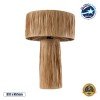 GLOBOSTAR® NASSAU 02233 Boho Επιτραπέζιο Φωτιστικό Πορτατίφ με Ντουί 1 x E27 AC 220-240V IP20 - Καφέ - Μ37 x Π37 x Υ55cm