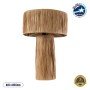GLOBOSTAR® NASSAU 02233 Boho Επιτραπέζιο Φωτιστικό Πορτατίφ με Ντουί 1 x E27 AC 220-240V IP20 - Καφέ - Μ37 x Π37 x Υ55cm