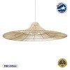 GLOBOSTAR® PALERMO 02311 Boho Κρεμαστό Φωτιστικό Οροφής με Ντουί 1 x E27 AC 220-240V IP20 - Μπεζ - Μ160 x Π160 x Υ45cm