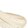GLOBOSTAR® PALERMO 02311 Boho Κρεμαστό Φωτιστικό Οροφής με Ντουί 1 x E27 AC 220-240V IP20 - Μπεζ - Μ160 x Π160 x Υ45cm