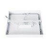GLOBOSTAR® PANELO 60203 Panel Οροφής LED 20W 2000lm 120° AC 220-240V IP20 Ψυχρό Λευκό 6000K - Lumileds SMD Chip & TÜV SÜD Driver - Λευκό Γαλακτερό - Μ22 x Π22 x Υ3cm / Q20 x 20cm - 3 Χρόνια Εγγύηση
