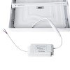 GLOBOSTAR® PANELO 60203 Panel Οροφής LED 20W 2000lm 120° AC 220-240V IP20 Ψυχρό Λευκό 6000K - Lumileds SMD Chip & TÜV SÜD Driver - Λευκό Γαλακτερό - Μ22 x Π22 x Υ3cm / Q20 x 20cm - 3 Χρόνια Εγγύηση