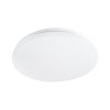 GLOBOSTAR® CELANO 61005 Φωτιστικό Πλαφονιέρα Οροφής LED 20W 2000lm 120° AC 220-240V Αδιάβροχο IP54 Ψυχρό Λευκό 6000K - Lumileds SMD Chip - Λευκό Γαλακτερό - Μ26 x Π26 x Υ6cm - 3 Χρόνια Εγγύηση