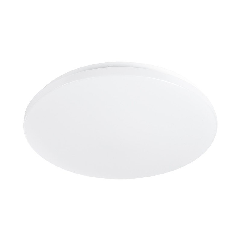 GLOBOSTAR® CELANO 61010 Φωτιστικό Πλαφονιέρα Οροφής LED 30W 2700lm 120° AC 220-240V Αδιάβροχο IP54 Θερμό Λευκό 2700K - Lumileds SMD Chip - Λευκό Γαλακτερό - Μ33 x Π33 x Υ6cm - 3 Χρόνια Εγγύηση