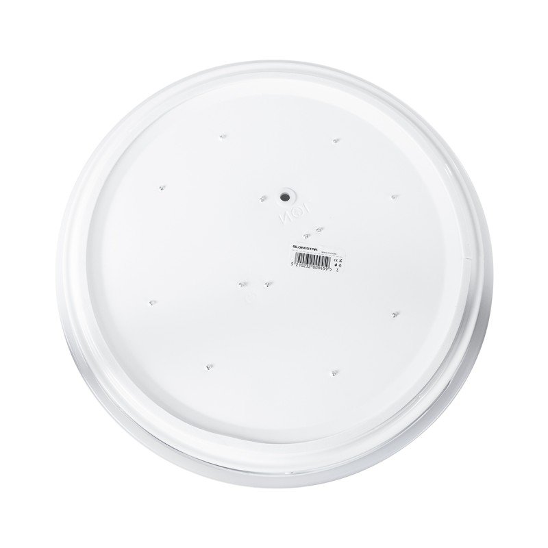 GLOBOSTAR® CELANO 61010 Φωτιστικό Πλαφονιέρα Οροφής LED 30W 2700lm 120° AC 220-240V Αδιάβροχο IP54 Θερμό Λευκό 2700K - Lumileds SMD Chip - Λευκό Γαλακτερό - Μ33 x Π33 x Υ6cm - 3 Χρόνια Εγγύηση