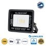 GLOBOSTAR® ATLAS 61517 Προβολέας LED 10W 1150lm 120° AC 220-240V Αδιάβροχο IP67 Θερμό Λευκό 2700K - Lumileds SMD Chip - TÜV Rheinland Certified - Μαύρο Ματ - Μ10 x Π2 x Υ8cm - 5 Χρόνια Εγγύηση
