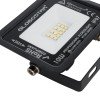GLOBOSTAR® ATLAS 61517 Προβολέας LED 10W 1150lm 120° AC 220-240V Αδιάβροχο IP67 Θερμό Λευκό 2700K - Lumileds SMD Chip - TÜV Rheinland Certified - Μαύρο Ματ - Μ10 x Π2 x Υ8cm - 5 Χρόνια Εγγύηση