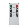 GLOBOSTAR® FIREFLAME 79543 Διακοσμητικό Κερί Παραφίνης με Εφέ Κινούμενης Φλόγας & IR Ασύρματο Χειριστήριο LED 0.5W 25lm 180° DC 3V με 2xAA Μπαταρίες IP20 Θερμό Λευκό 2700K Dimmable - Μ10 x Π10 x Υ20cm - 2 Χρόνια Εγγύηση