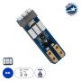 GloboStar® T5 81471 Λάμπα Αυτοκινήτου LED 9xSMD3014 0.36W 75lm 360° DC 12V IP20 Μ0.5 x Π0.4 x Υ1.8cm Μπλε