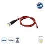 GloboStar® SMD-LED 81482 Υψηλής Ισχύος SMD LED 0.12W 20lm DC 12V - Φ0.7 x Υ2.3cm - Ψυχρό Λευκό 6000K - Dimmable - 2 Χρόνια Εγγύηση