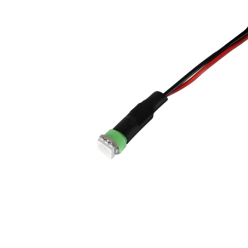 GloboStar® SMD-LED 81486 Υψηλής Ισχύος SMD LED 0.12W 15lm DC 12V - Φ0.7 x Υ2.3cm - Πράσινο - Dimmable - 2 Χρόνια Εγγύηση