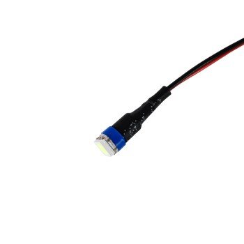 GloboStar® SMD-LED 81488 Υψηλής Ισχύος SMD LED 0.12W 15lm DC 12V - Φ0.7 x Υ2.3cm - Ice Blue - Dimmable - 2 Χρόνια Εγγύηση