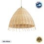 GLOBOSTAR® AQUATIC 01742 Boho Κρεμαστό Φωτιστικό Οροφής με Ντουί 1 x E27 AC 220-240V IP20 - Μπεζ - Μ40 x Π40 x Υ36cm