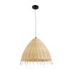 GLOBOSTAR® AQUATIC 01742 Boho Κρεμαστό Φωτιστικό Οροφής με Ντουί 1 x E27 AC 220-240V IP20 - Μπεζ - Μ40 x Π40 x Υ36cm