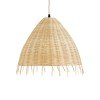 GLOBOSTAR® AQUATIC 01742 Boho Κρεμαστό Φωτιστικό Οροφής με Ντουί 1 x E27 AC 220-240V IP20 - Μπεζ - Μ40 x Π40 x Υ36cm