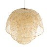 GLOBOSTAR® HIROKA 02046 Boho Κρεμαστό Φωτιστικό Οροφής με Ντουί 1 x E27 AC 220-240V IP20 - Μπεζ - Μ100 x Π100 x Υ110cm GLOBOSTAR® HIROKA 02046 Boho Κρεμαστό Φωτιστικό Οροφής με Ντουί 1 x E27 AC 220-240V IP20 - Μπεζ - Μ100 x Π100 x Υ110cm