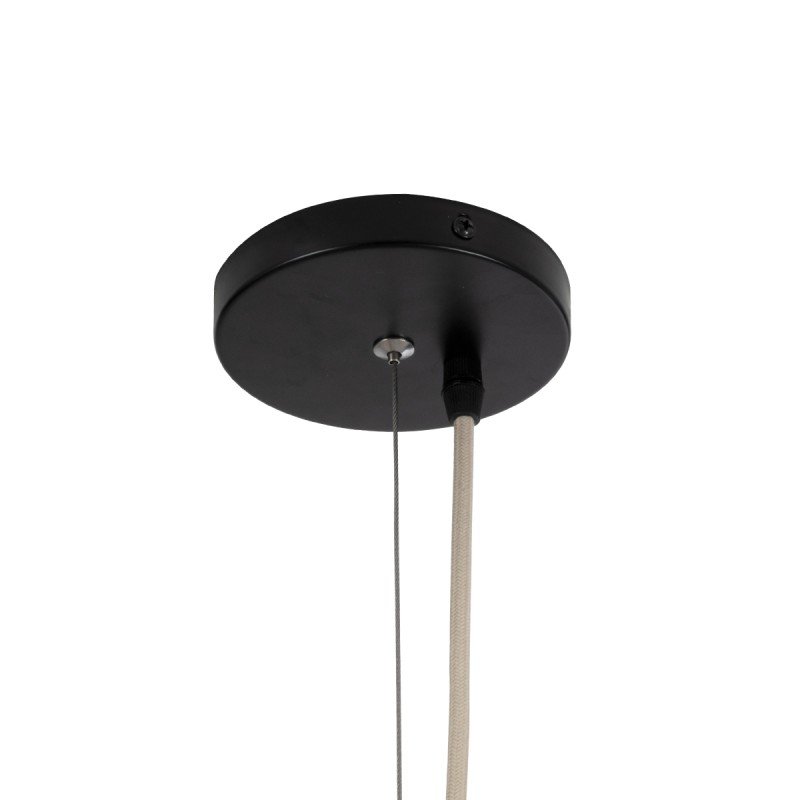 GLOBOSTAR® SAINTLUCIA 02161 Boho Κρεμαστό Φωτιστικό Οροφής με Ντουί 1 x E27 AC 220-240V IP20 - Μπεζ - Μ66 x Π66 x Υ120cm