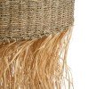 GLOBOSTAR® SAINTLUCIA 02161 Boho Κρεμαστό Φωτιστικό Οροφής με Ντουί 1 x E27 AC 220-240V IP20 - Μπεζ - Μ66 x Π66 x Υ120cm